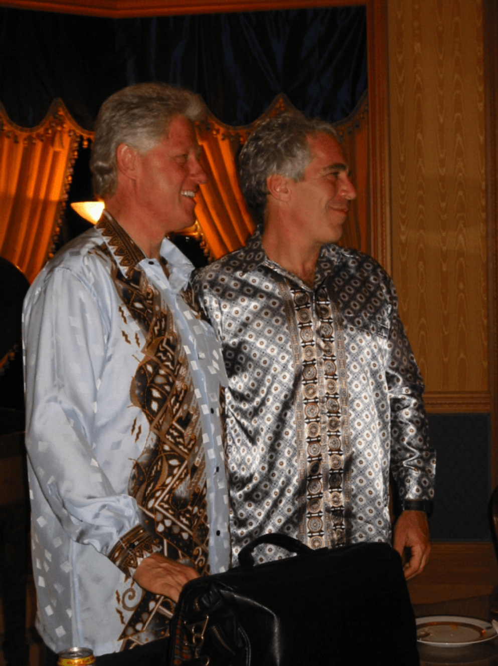 Bill Clinton and Jeffrey Epstein