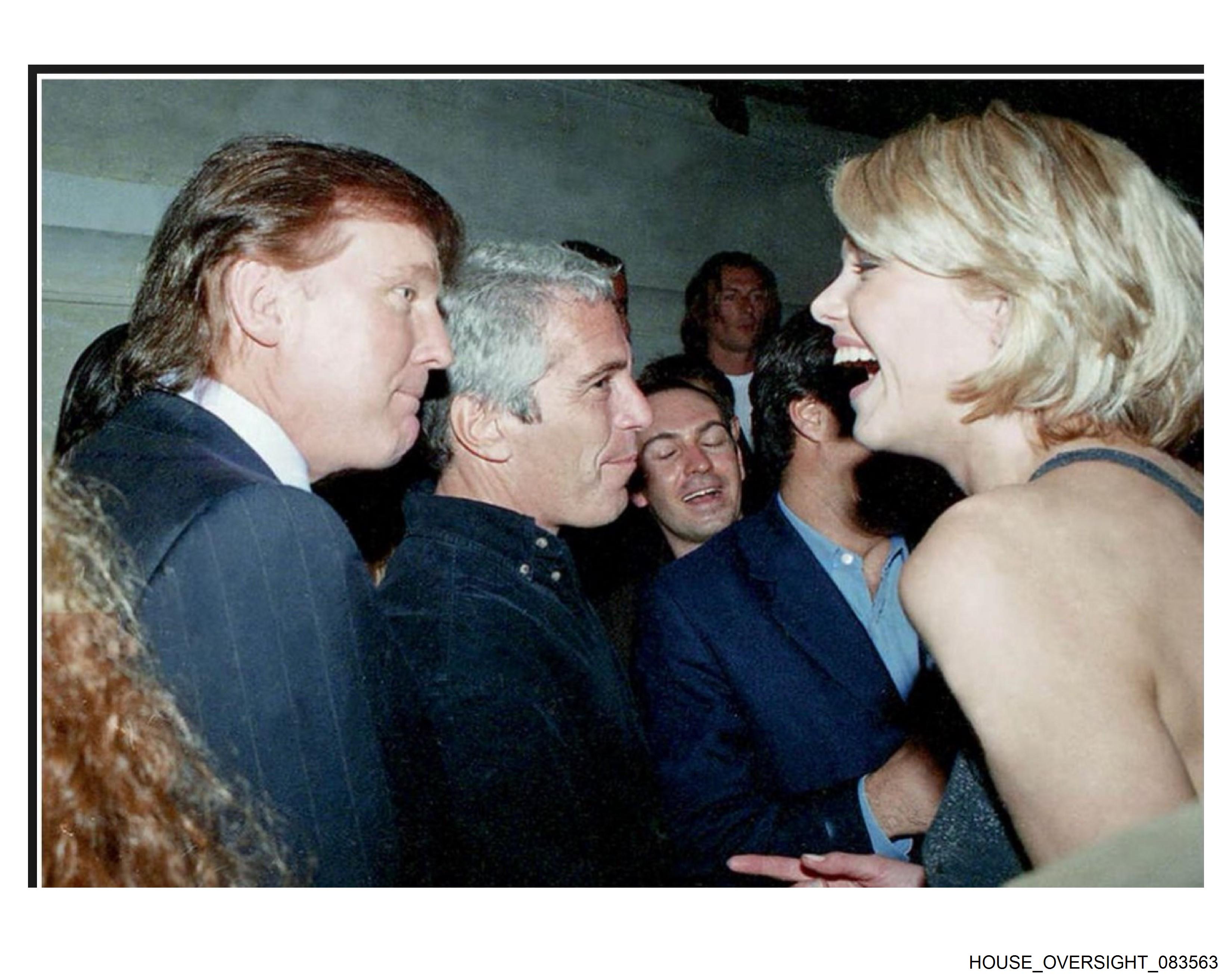 Donald Trump and Jeffrey Epstein
